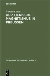 Book cover of Der Tierische Magnetismus in Preussen by Wilhelm Erman