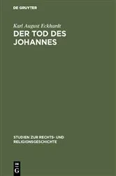 Book cover of Der Tod des Johannes by Unknown