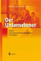 Book cover of Der Unternehmer by Thomas Lang-von Wins