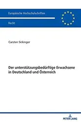 Book cover of Der unterstuetzungsbeduerftige Erwachsene in Deutschland und Oesterreich by Unknown