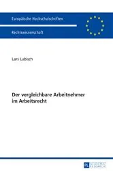 Book cover of Der vergleichbare Arbeitnehmer im Arbeitsrecht by Lars Lubisch