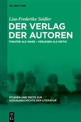 Book cover of Der Verlag der Autoren by Lisa-Frederike Seidler