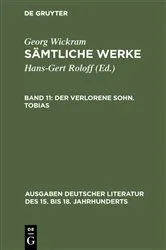 Book cover of Der verlorene Sohn. Tobias by Hans-Gert Roloff