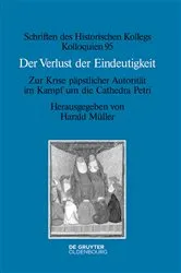 Book cover of Der Verlust der Eindeutigkeit by Unknown