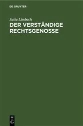 Book cover of Der verständige Rechtsgenosse by Unknown