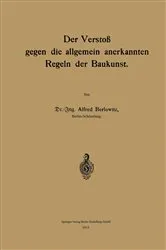 Book cover of Der Verstoß gegen die allgemein anerkannten Regeln der Baukunst by Alfred Berlowitz