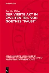 Book cover of Der vierte Akt im zweiten Teil von Goethes „Faust“ by Joachim Müller