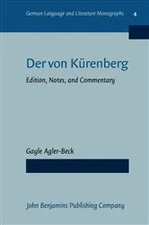 Book cover of Der von Kürenberg by Gayle Agler-Beck