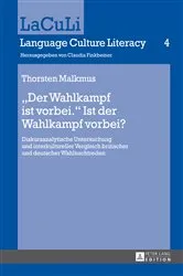 Book cover of «Der Wahlkampf ist vorbei.» Ist der Wahlkampf vorbei? by Claudia Finkbeiner
