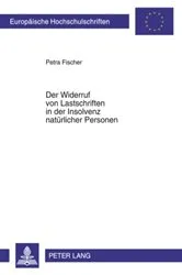 Book cover of Der Widerruf von Lastschriften in der Insolvenz natuerlicher Personen by Unknown