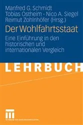 Book cover of Der Wohlfahrtsstaat by Manfred G. Schmidt