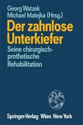 Book cover of Der zahnlose Unterkiefer by Georg Watzek
