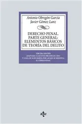 Book cover of Derecho Penal. Parte general by Antonio Obregón García