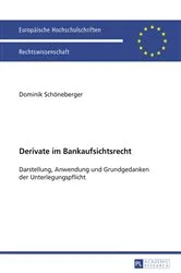 Book cover of Derivate im Bankaufsichtsrecht by Dominik Schöneberger