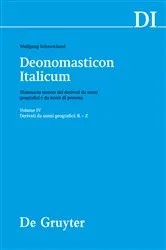 Book cover of Derivati da nomi geografici (R-Z) by Wolfgang Schweickard