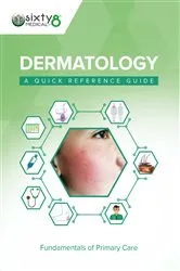 Book cover of Dermatology by Sixty8 Medical Training