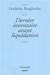 Book cover of Dernier inventaire avant liquidation by Unknown