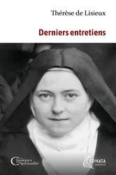 Book cover of Derniers entretiens by Sainte Thérèse de Lisieux