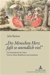 Book cover of «Des Menschen Herz faßt so unendlich viel» by Julia Bastian