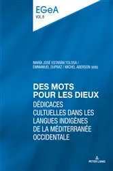 Book cover of Des mots pour les dieux by María José Estarán Tolosa