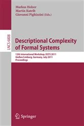 Book cover of Descriptional Complexity of Formal Systems by Markus Holzer