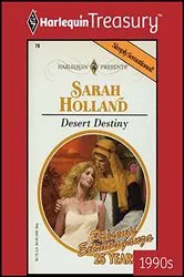 Book cover of DESERT DESTINY by Sarah Holland