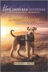 Book cover of Desert Rescue by Lisa Phillips