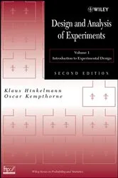 Book cover of Design and Analysis of Experiments, Volume 1 (2nd ed.) by Klaus Hinkelmann
