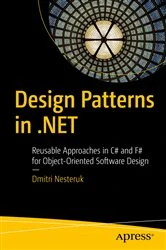 Book cover of Design Patterns in .NET by Dmitri Nesteruk
