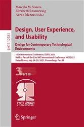 Book cover of Design, User Experience, and Usability: Design for Contemporary Technological Environments by Marcelo M. Soares