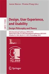 Book cover of Design, User Experience, and Usability. Design Philosophy and Theory by Aaron Marcus