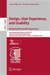 Book cover of Design, User Experience, and Usability: Designing Pleasurable Experiences by Aaron Marcus