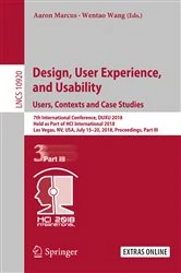 Book cover of Design, User Experience, and Usability: Users, Contexts and Case Studies by Aaron Marcus