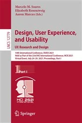 Book cover of Design, User Experience, and Usability: UX Research and Design by Marcelo M. Soares