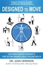 Book cover of Designed to Move by Joan Vernikos