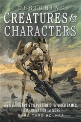 Book cover of Designing Creatures and Characters by Marc Taro Holmes