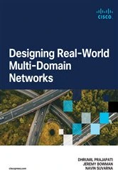 Book cover of Designing Real-World Multi-domain Networks by Dhrumil Prajapati