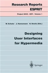 Book cover of Designing User Interfaces for Hypermedia by Wolfgang Schuler