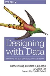 Book cover of Designing with Data by Rochelle King