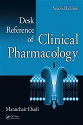 Book cover of Desk Reference of Clinical Pharmacology (2nd ed.) by Manuchair Ebadi
