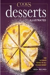 Book cover of Desserts Illustrated by America's Test Kitchen