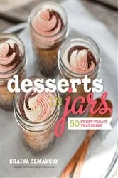 Book cover of Desserts in Jars by Shaina Olmanson