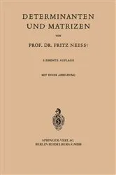 Book cover of Determinanten und Matrizen (7th ed.) by Unknown