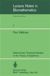 Book cover of Deterministic Threshold Models in the Theory of Epidemics by Unknown