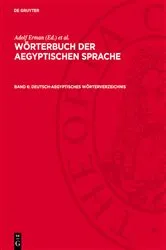 Book cover of Deutsch-Aegyptisches Wörterverzeichnis by Unknown