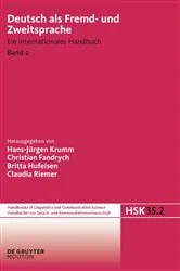 Book cover of Deutsch als Fremd- und Zweitsprache. 2. Halbband by Hans-Jürgen Krumm