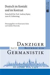 Book cover of Deutsch im Kontakt und im Kontrast by Katarzyna Lukas