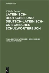 Book cover of Deutsch-lateinisch-griechisches Schulwörterbuch by Wilhelm Freund