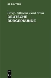 Book cover of Deutsche Bürgerkunde (7th ed.) by Georg Hoffmann