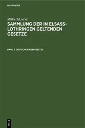 Book cover of Deutsche Einzelgesetze by Möller